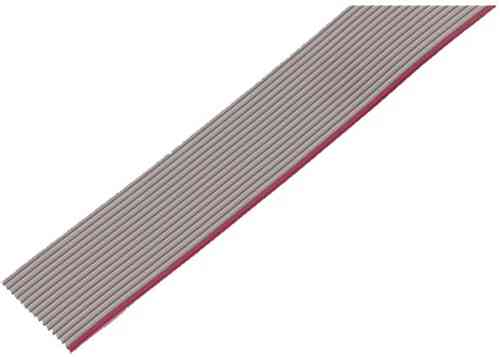 Flachbandkabel AWG28, Raster 1,27 mm, Polzahl 4, einfarbig